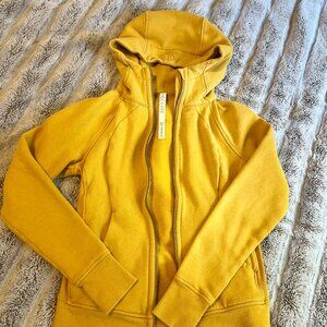 Lululemon Yellow Hoodie Sweats Material Size 6